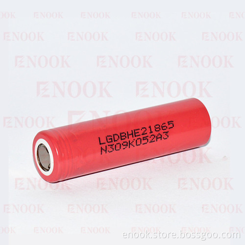 Cylindric LG HE2 2500mah Battery